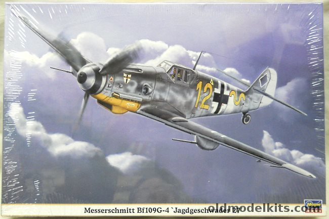Hasegawa 1/32 Messerschmitt Bf-109 G-4 Jagdgeschwader 27, 08170 plastic model kit
